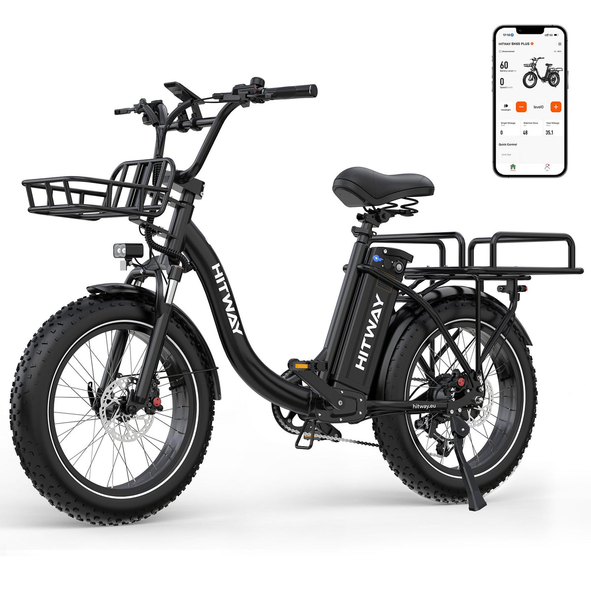 HITWAY BK6S Plus Cargo Electric Bike – imagine 9