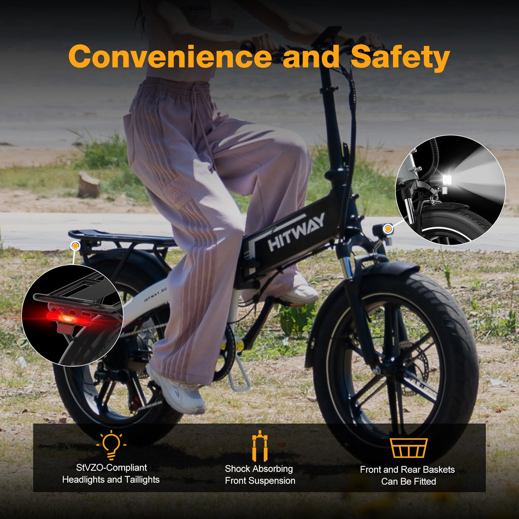 HITWAY BK10S Folding Electric Bike – imagine 3