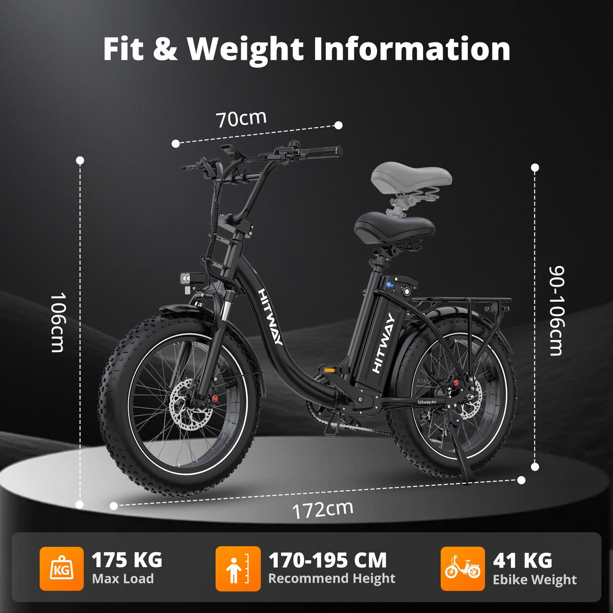 HITWAY BK6S Plus Cargo Electric Bike – imagine 8