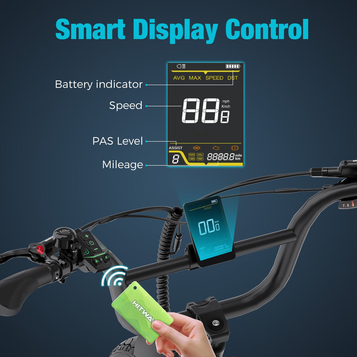 HITWAY BK10S PRO Folding Electric Bike – imagine 5