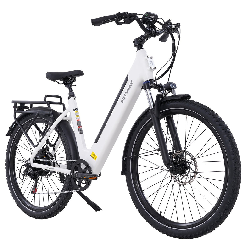 HITWAY BK-U3 White – bicicletă electrică urbană
