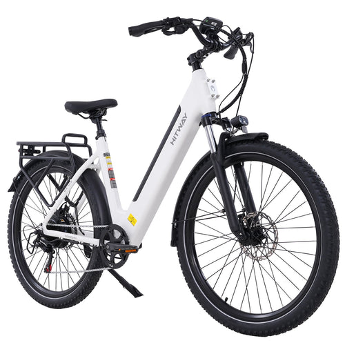 HITWAY BK-U3 White – bicicletă electrică urbană
