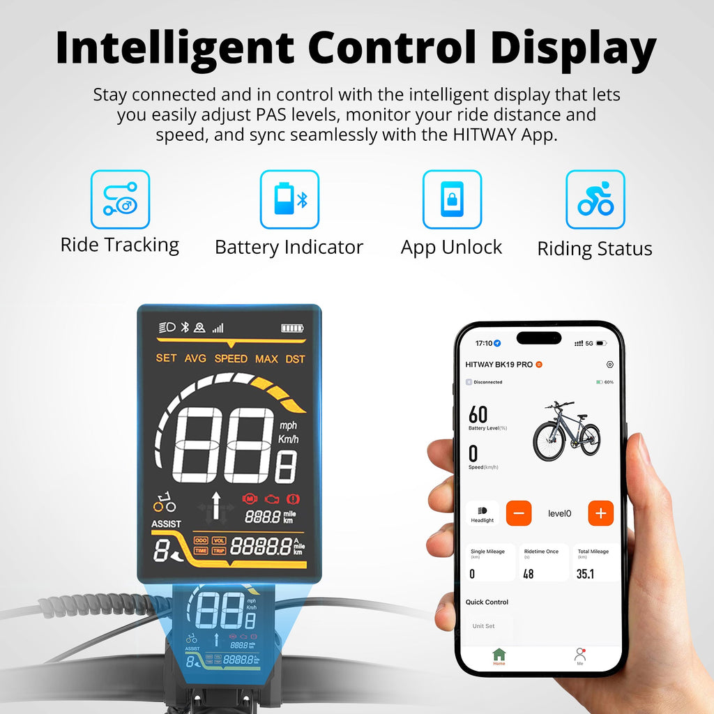 HITWAY BK19 Pro Belt Drive Electric Bike