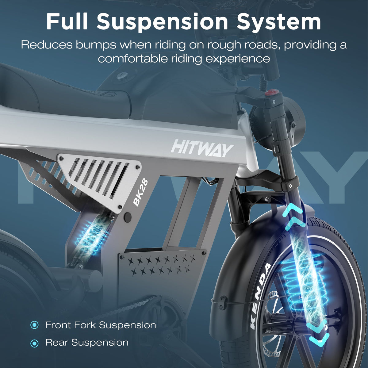 HITWAY BK28 Fat Tyre Electric Bike – imagine 3