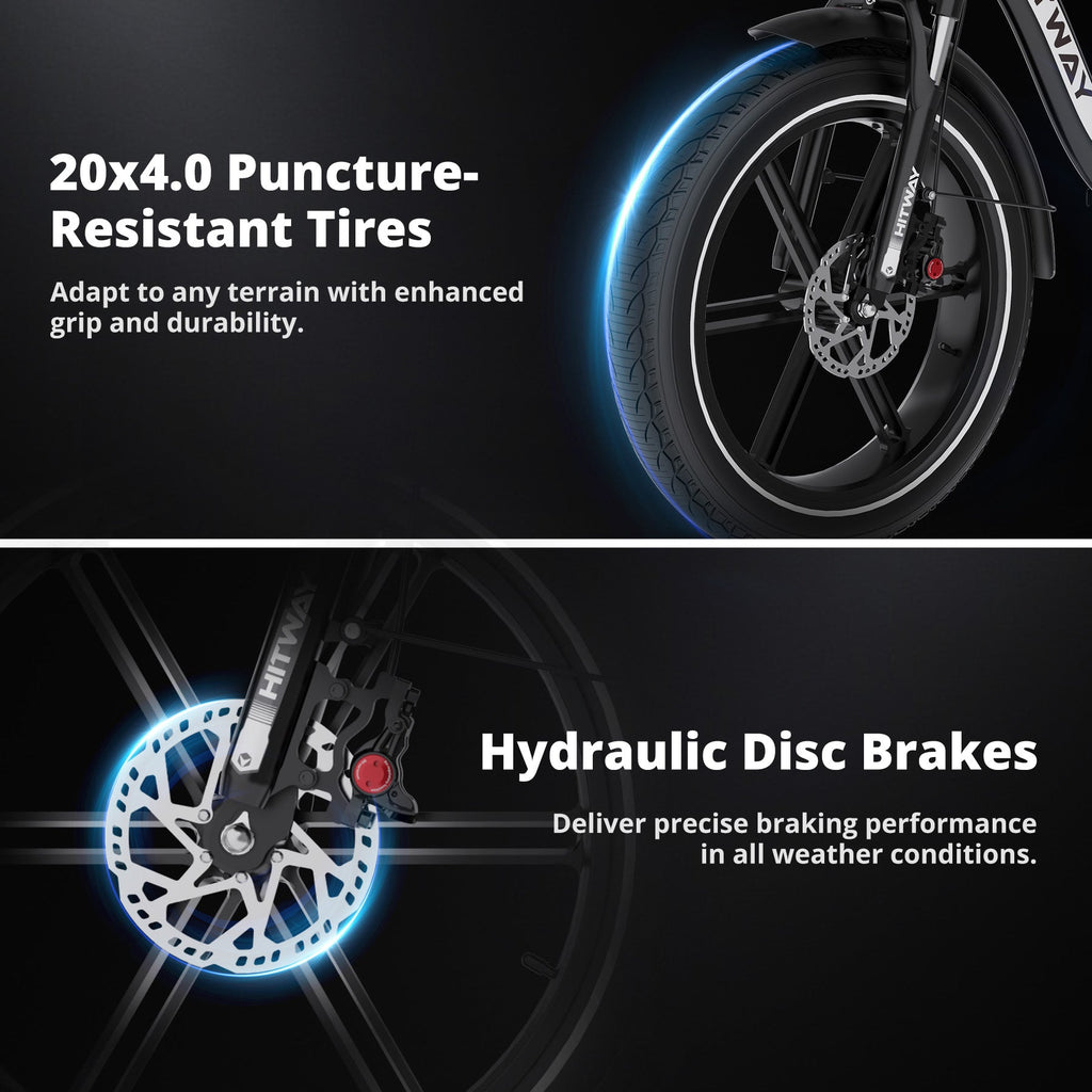 HITWAY BK6S Pro Folding Electric Bike – imagine 3