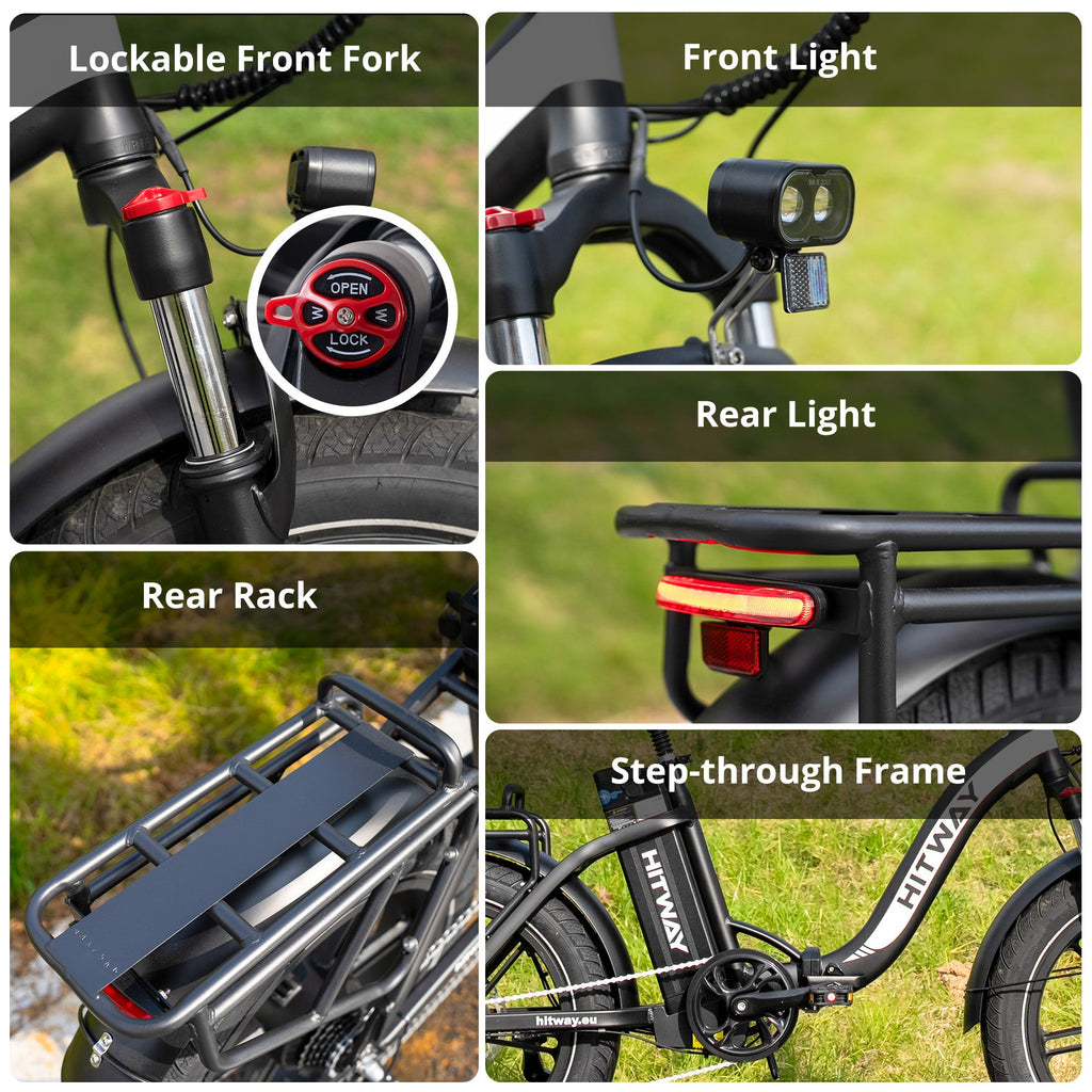 HITWAY BK6S Pro Folding Electric Bike – imagine 5