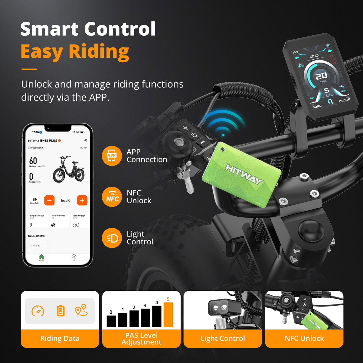 HITWAY BK6S Plus Cargo Electric Bike – imagine 7