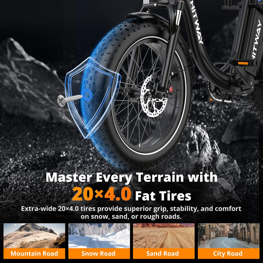 HITWAY BK6S Plus Cargo Electric Bike – imagine 5