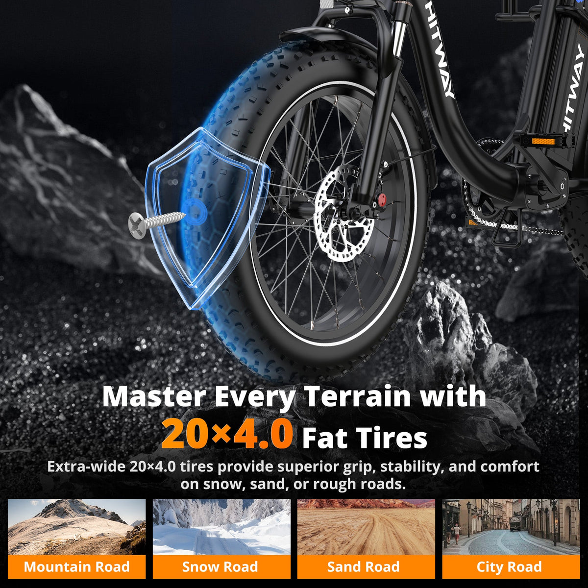 HITWAY BK6S Plus Cargo Electric Bike – imagine 5