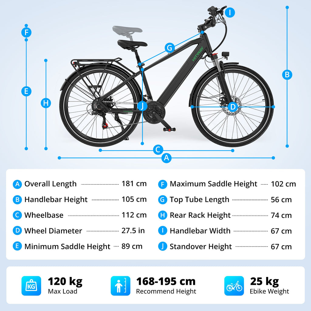 HITWAY BK7S Pro 27.5 inch Electric Bike – imagine 6