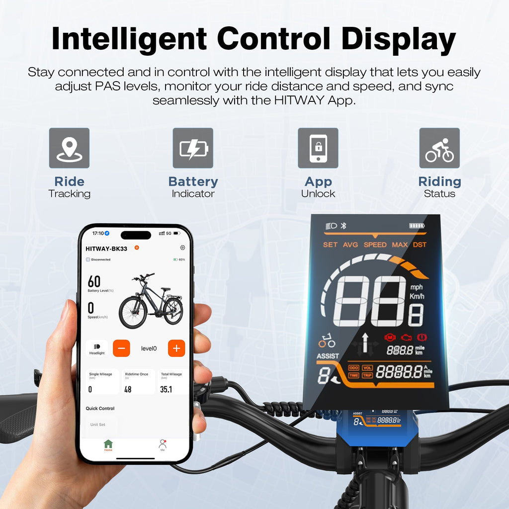 HITWAY BK33 Mid-Drive Electric Bike – imagine 2