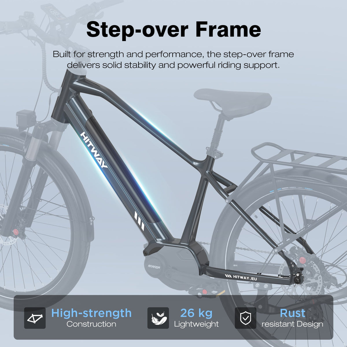 HITWAY BK33 Mid-Drive Electric Bike – imagine 5