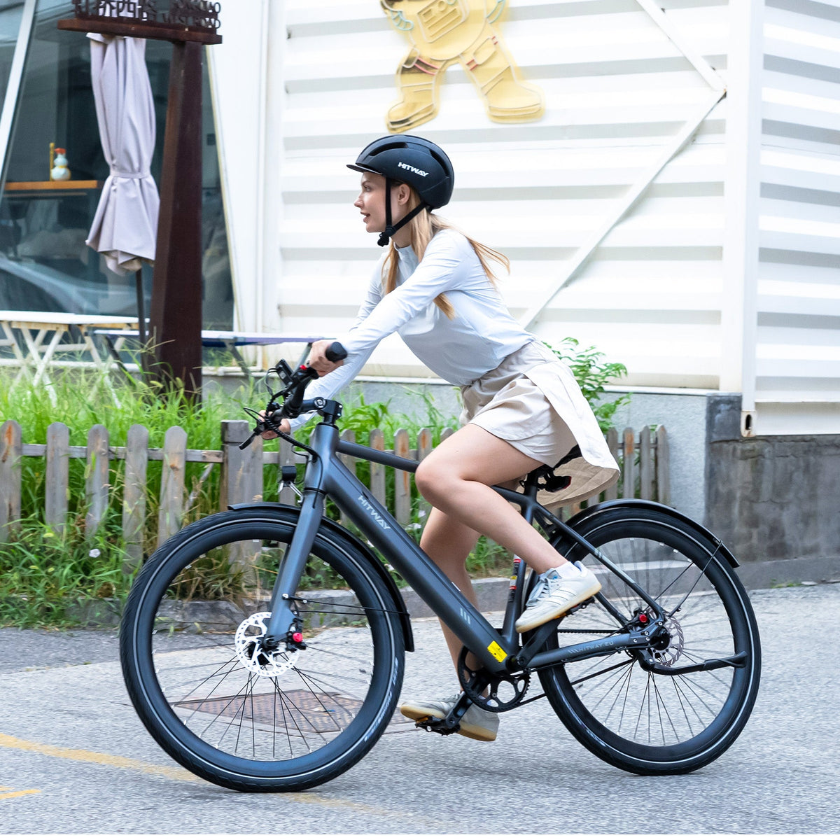 HITWAY BK19 Pro Belt Drive Electric Bike – imagine 8