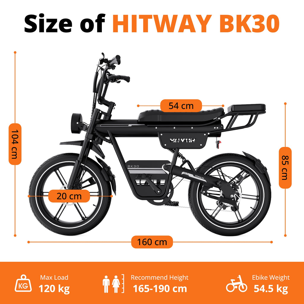 HITWAY BK30 Fat Tyre Electric Bike – imagine 6