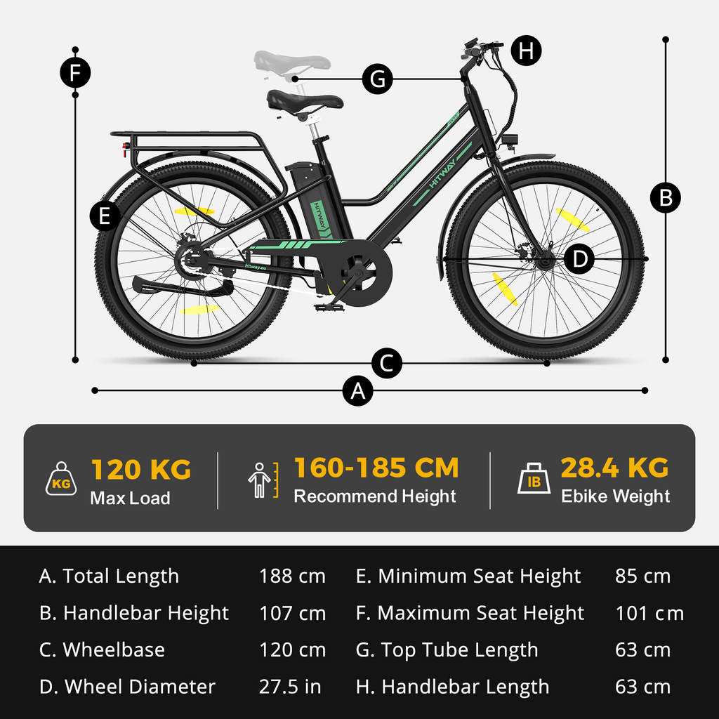 HITWAY BK8SL 27.5 inch Electric Bike – imagine 6