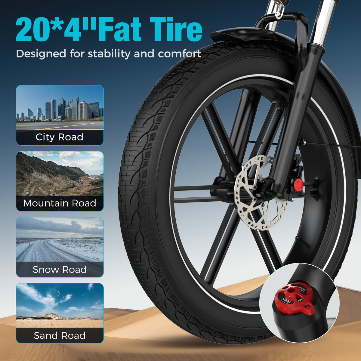HITWAY BK10S PRO Folding Electric Bike – imagine 4