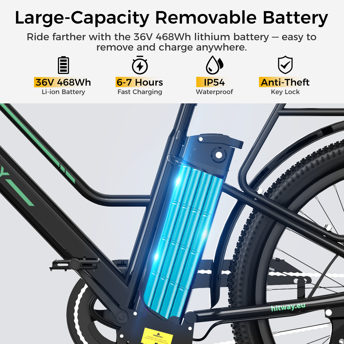 HITWAY BK8SL 27.5 inch Electric Bike – imagine 2