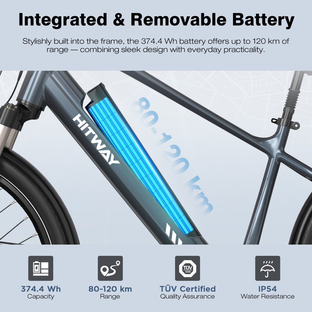 HITWAY BK33 Mid-Drive Electric Bike – imagine 3