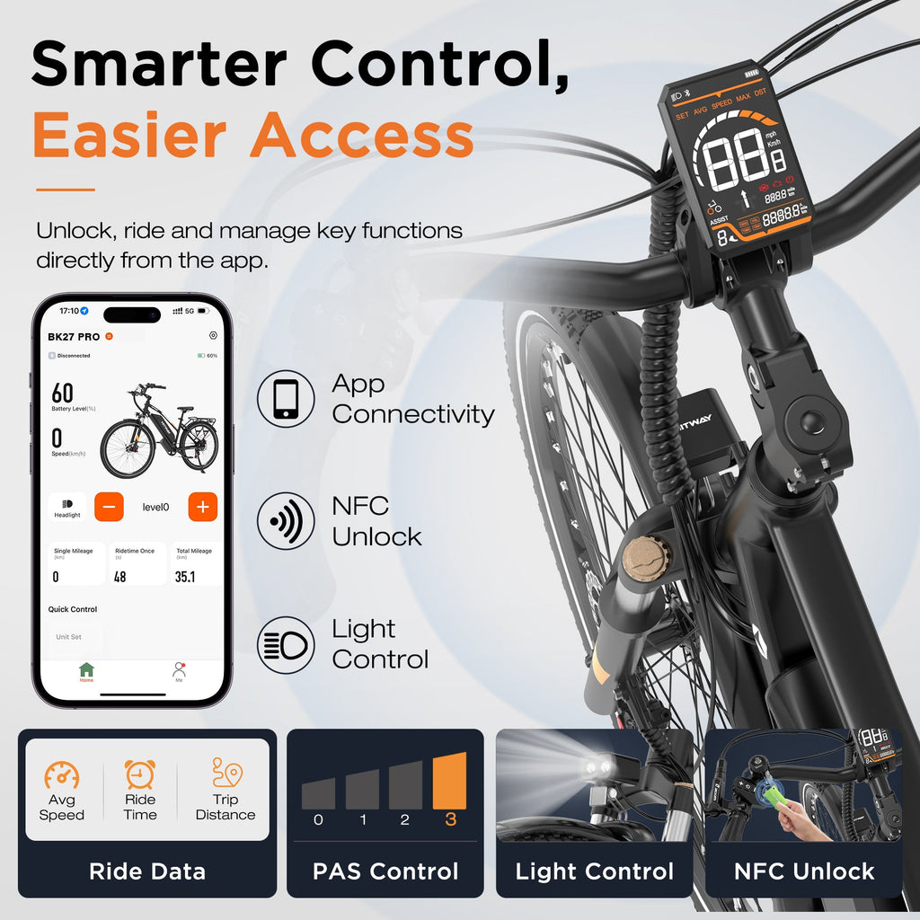 HITWAY BK27 Pro Electric Bike – imagine 5